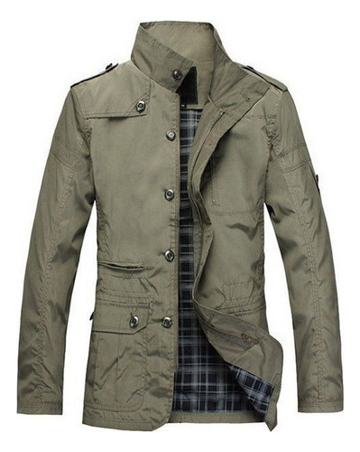 Parka Cortavientos Informal De Invierno For Hombre