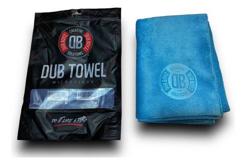 Toalha Microfibra Limpeza Automotiva Dub Towel 40x60cm Azul