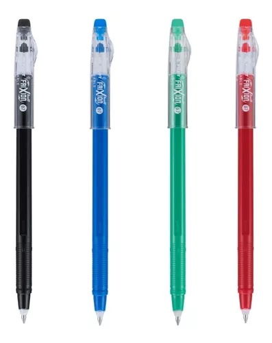 Pilot Frixion ColorSticks - Bolígrafos de tinta de gel que se puede borrar,  de punta fina, 1/32 de pulgada, paquete de 16, colores surtidos
