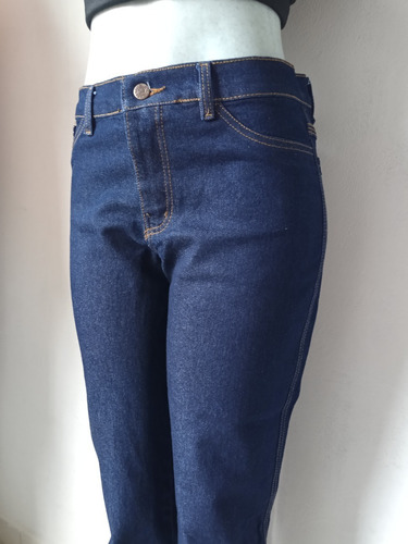 Imagen 2 de 8 de Jeans Tres Costuras Azul Oscuro Dama Y Caballero