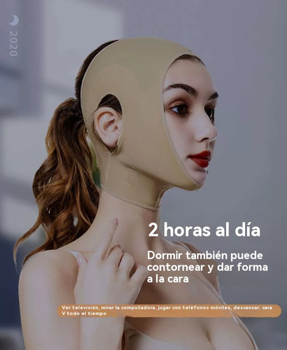 GemEss Ajustable Faja Para Papada Mentonera Reductor De Papada 5v