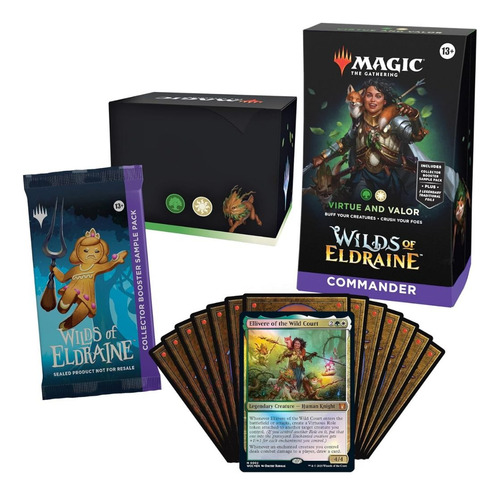 Deck Commander Magic Wilds Of Edlraine Virtue And Valor En