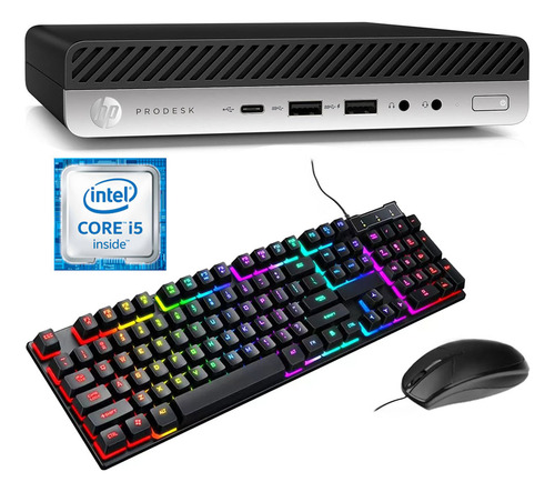 Mini Pc Cpu Hp 600g3 Core I5 6ta 16g Ddr4 256g Sólido Wifi (Reacondicionado)