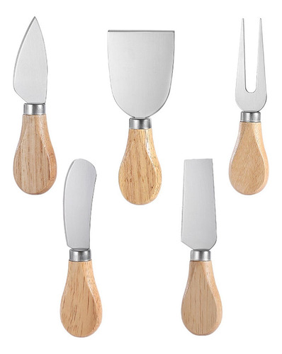 4 Juego De 5 Cuchillos Para Queso, Cuchillos Para ,