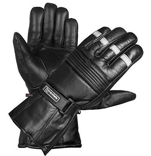 Nuevos Guantes De Piel Para Invierno Para Motocicleta Reflec