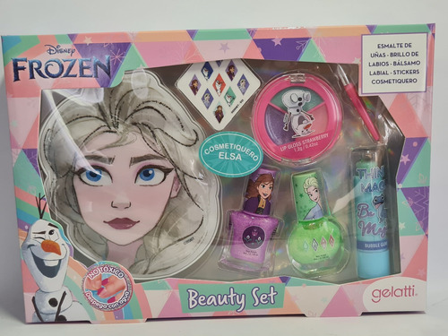 Frozen Set De Maquillaje, Original Disney.hipoalergenico.