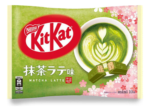 Nestlé Kit Kat Minis Matcha Latte Té Verde 10pz Origen Japón