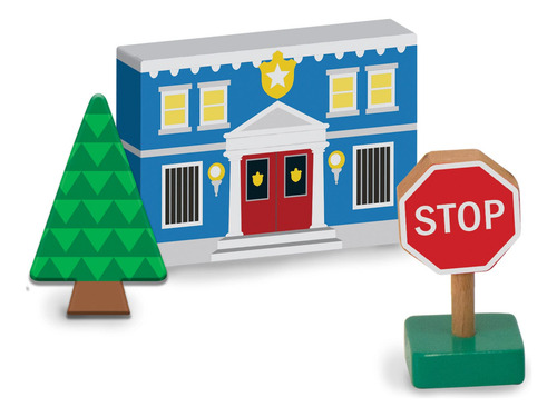 Set De Juegos Melissa & Doug Wooden Town
