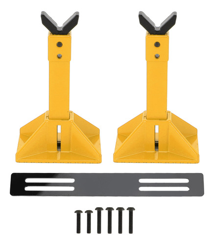 Juguete Rc De Metal Amarillo Para Coche, 1 Par, Con Soporte