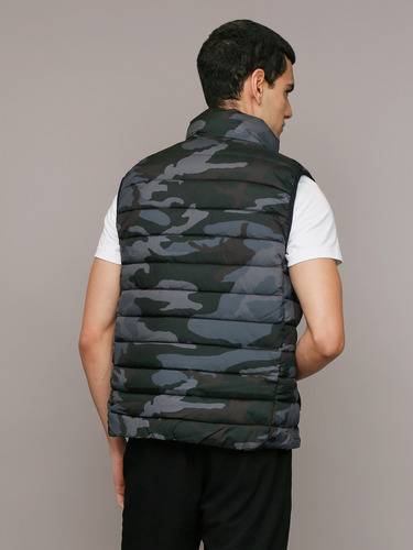 Chaqueta Vest Acolchada Multicolor Calvin Klein