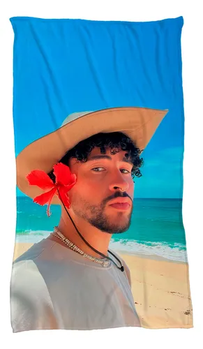 comprar Cobija Frazada Bad Bunny Cantante Ligera Ultrasuave Viajera