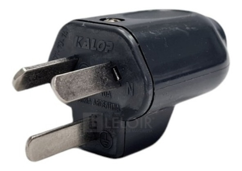 Ficha Macho Y Hembra 10 Amp 220v Prolongacion Kalop Pack X10