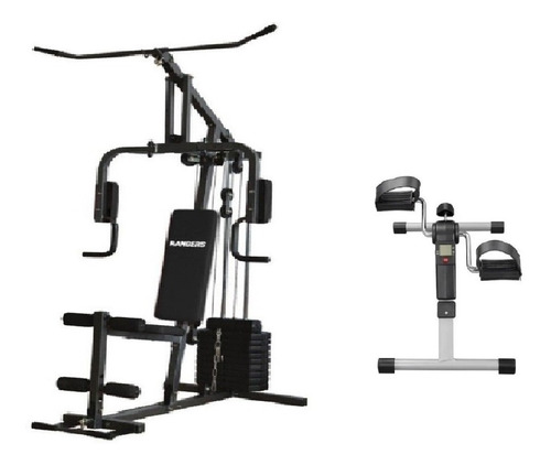 Multigym Randers Arg 63140 + Mini-bike Plegable Mundo Gym