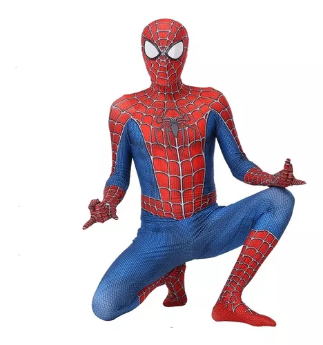 Fantasia Roupa Homem Aranha Infantil Marvel Completa Luxo