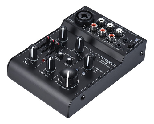 Ammoon Age03 5-channel Mini Mic-line Mixing Console Mixer