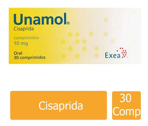 Unamol 10mg Caja Con 30 Comprimidos