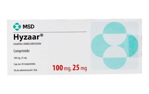 Hyzaar 30 Tabletas 100/25mg