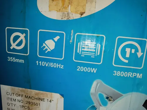 Máquina Tronzadora Nueva De 14