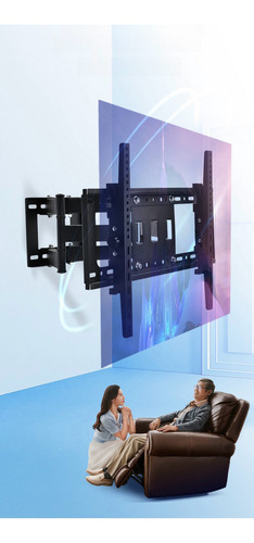 Soporte De Tv Led Lcd Hb 502 De 32 A 70 Pulgadas Color Negro