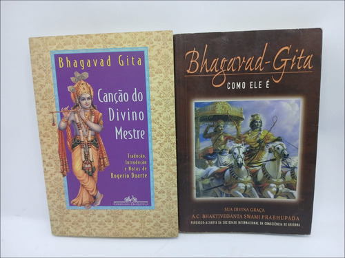 Bhagavad Gita Canção Do Divino Mestre + Bhagavad Gita Como Ele É De Bhagavad Gita Pela Companhia Das Letras; The Bhaktivedanta Book Trust (1998) (Usado)