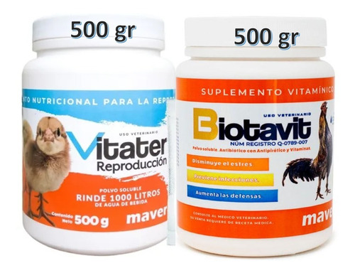 Vitater Reproducción 500gr & Biotavit & Gallinas & Polllitos