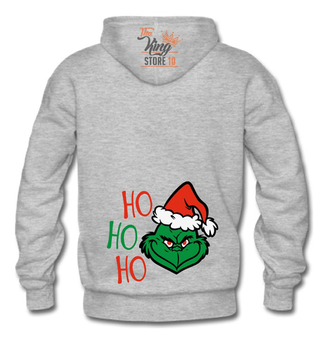 Poleron Con Cierre, Grinch Navidad Ho Ho Ho, Xxxl / Thekingstore