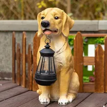 Comprar Estatuas De Perros De Jardín Decoración Al Aire Libre, Luces