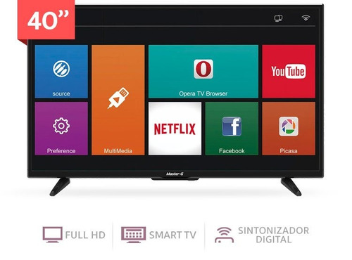 Smart Tv Full Hd Master G 40 PuLG/plásticos Morija