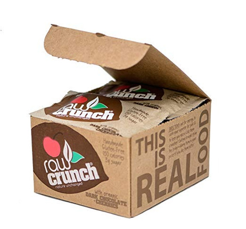 Prima Crunch Bares - Orgánica Cereza Oscuro Del Chocolate - 