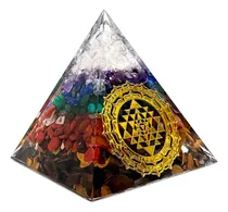 Comprar Orgón Pirámide Energía Egipcia Armonización Protección Hkt 7 Chakras Sri Yantra