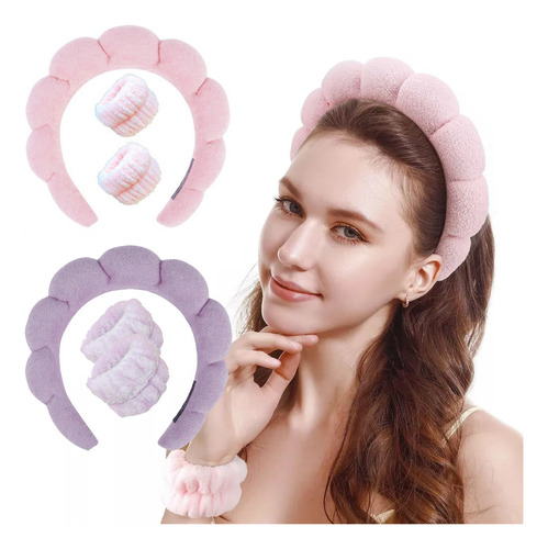 * Kit 2 Pulseras Y Brazaletes Unisex For Lavado Facial Y