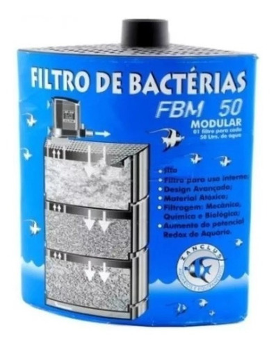 Zanclus Filtro De Bacterias - Fbm 50 - Aquáio Até 50tls