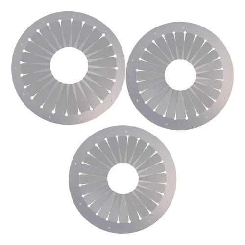 3x Rosette Maker Rosette Maker Plantilla Hobby Art Diy