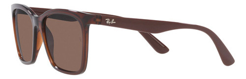 Óculos de sol Ray-Ban RB4372 tamanho GG armação marrom