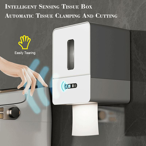 Soporte De Papel Higiénico Eléctrico, Estante De Gris