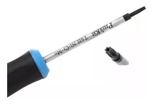 Destornillador Proskit Torx 9 T9 Tamper Largo 5cm Intensivo