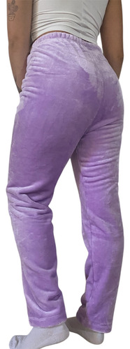 Pantalon Pijama Abrigado Polar Soft Peluche Invierno Mujer