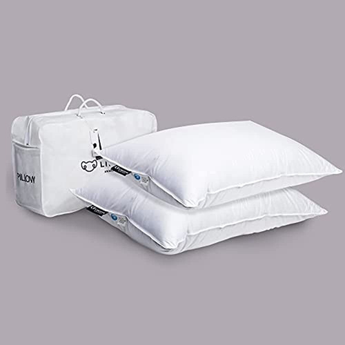 Almohada Para Dormir De Lujo De Plumón Blanco Canadiense 100