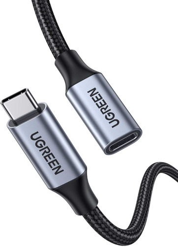 Cable Extension Usb Tipo C 3.1 Enmallado, 1m, Ugreen 