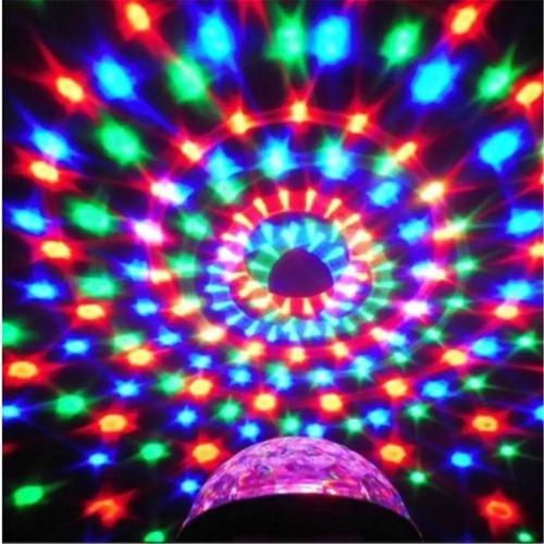 Luz Led Fiesta Domo Astro Bola Luces Rgb Profesional Ritmico