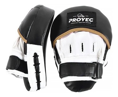 Par De Focos Mitts Curvos Proyec Premium Mma Box Thai