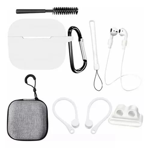 PcCom Essential Funda Protectora para AirPods 3 Blanca