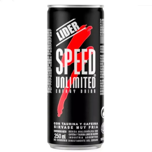 Bebida energética Speed en lata 250ml pack x18