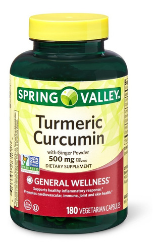 Spring Valley Curcuma Ultrafuerte - - Unidad a $622