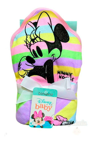 Toalla Capucha De Baño Para Bebé Guagua Disney Bambino