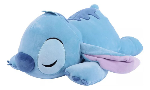 Miniso Peluche Stitch Acostado Felpa Azul 63x59 Cm