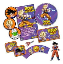 Comprar Kit Imprimible Dragon Ball Z Personalizado Cumpleaños Candy