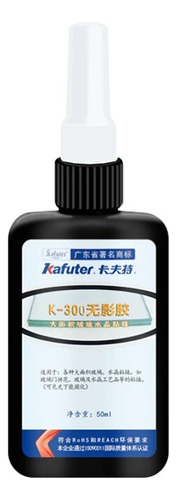 Pegamento Uv Transparente Kafuter K-300 De 50 Ml, Curado Por