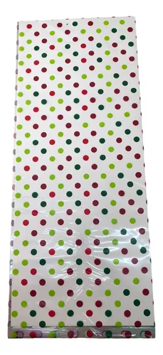 comprar Paquete Con 25 Bolsas De Celofan Navideñas 20x50x13cm