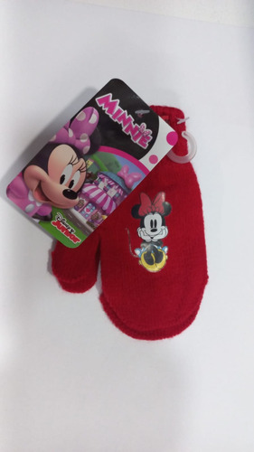 Guantes Mitones De Lana Infantil Minnie Mouse